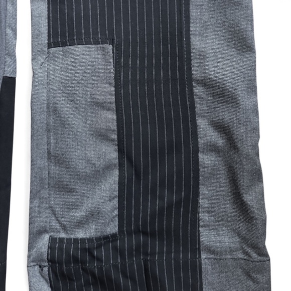 LeGatte Made in Italy Patchwork Mixed-Fabric Pants – IT 42 / US 6 - Picture 4 of 13